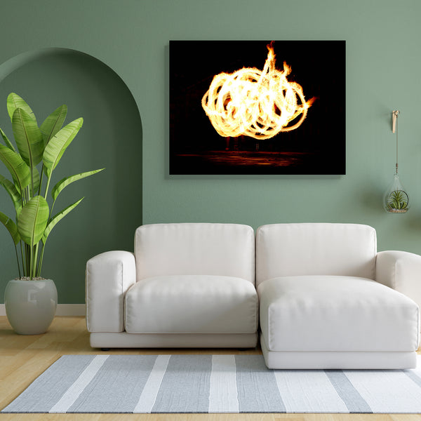 Amazing Fire Show At Night Canvas Painting Synthetic Frame-Paintings MDF Framing-AFF_FR-IC 5003996 IC 5003996, Automobiles, Circle, Culture, Dance, Entertainment, Ethnic, Festivals, Festivals and Occasions, Festive, Music and Dance, Nature, People, Scenic, Traditional, Transportation, Travel, Tribal, Vehicles, World Culture, amazing, fire, show, at, night, canvas, painting, for, bedroom, living, room, engineered, wood, frame, beauty, bizarre, burning, challenge, circus, color, confidence, dancer, danger, da