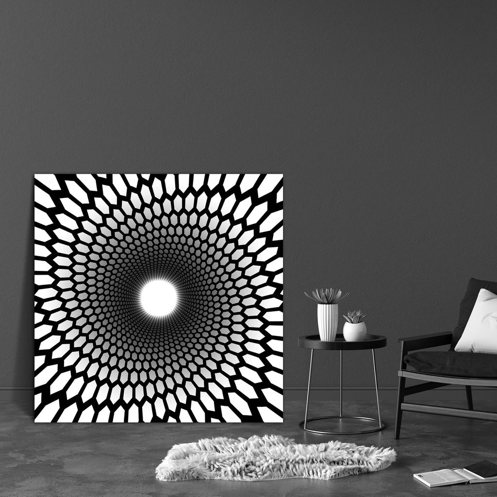 Spiral D1 Canvas Painting Synthetic Frame-Paintings MDF Framing-AFF_FR-IC 5003998 IC 5003998, Abstract Expressionism, Abstracts, Art and Paintings, Black and White, Circle, Fantasy, Hexagon, Patterns, People, Perspective, Semi Abstract, Surrealism, White, spiral, d1, canvas, painting, synthetic, frame, abstract, art, background, black, and, blaze, brainwashing, centered, concentric, confusion, curled, up, curve, deep, dizziness, hole, hypnotist, hypnotize, illusion, infinity, inside, of, light, mesmerize, n