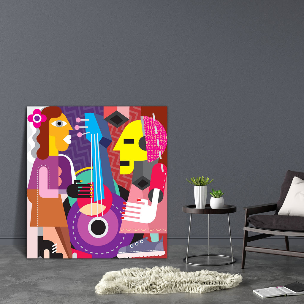 Musicians Vector Art Canvas Painting Synthetic Frame-Paintings MDF Framing-AFF_FR-IC 5003999 IC 5003999, Art and Paintings, Botanical, Fashion, Floral, Flowers, Illustrations, Music, Music and Dance, Music and Musical Instruments, Nature, Old Masters, Retro, musicians, vector, art, canvas, painting, synthetic, frame, band, cello, contrabass, couple, double, bass, dress, ensemble, face, flower, guitar, hand, head, illustration, man, musician, old, picasso, playing, room, shoes, studio, style, woman, artzfoli