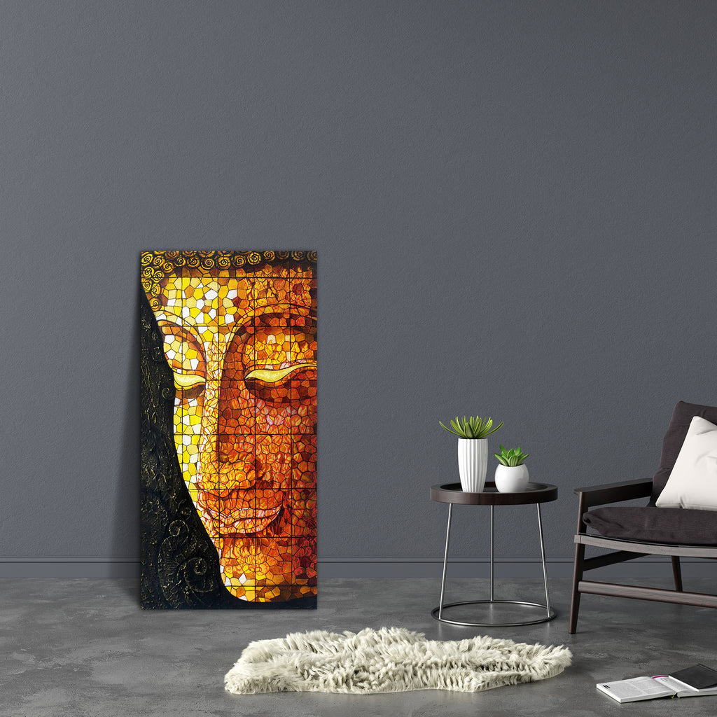Lord Buddha D14 Canvas Painting Synthetic Frame-Paintings MDF Framing-AFF_FR-IC 5004005 IC 5004005, Abstract Expressionism, Abstracts, Ancient, Art and Paintings, Asian, Buddhism, Collages, Culture, Drawing, Ethnic, God Buddha, Gothic, Historical, Illustrations, Indian, Individuals, Medieval, Paintings, Portraits, Religion, Religious, Semi Abstract, Signs and Symbols, Space, Symbols, Traditional, Tribal, Vintage, World Culture, lord, buddha, d14, canvas, painting, synthetic, frame, abstract, antique, art, a