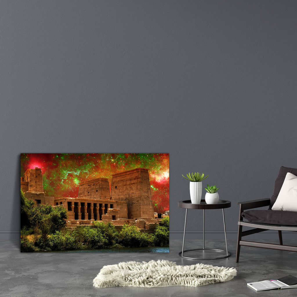Isis Temple At Philae Island Canvas Painting Synthetic Frame-Paintings MDF Framing-AFF_FR-IC 5004007 IC 5004007, African, Ancient, Architecture, Art and Paintings, Astronomy, Automobiles, Cosmology, Eygptian, Fantasy, Historical, Landmarks, Medieval, Photography, Places, Religion, Religious, Science Fiction, Space, Stars, Transportation, Travel, Vehicles, Vintage, isis, temple, at, philae, island, canvas, painting, synthetic, frame, africa, antique, archeology, art, astrophotography, carving, civilization, 