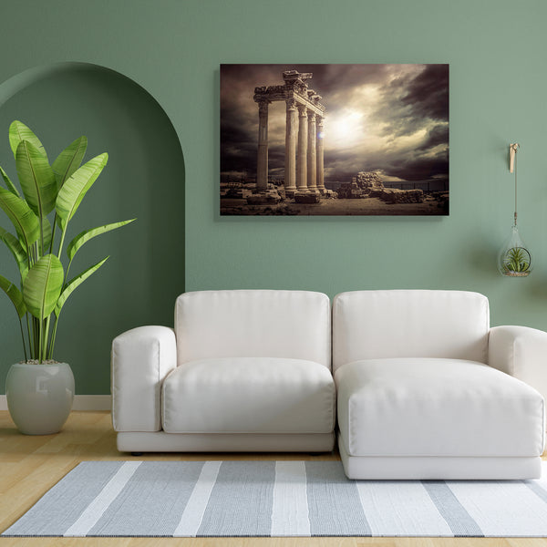 Apollon Temple Ruins Antalya Turkey Canvas Painting Synthetic Frame-Paintings MDF Framing-AFF_FR-IC 5004015 IC 5004015, Ancient, Architecture, Automobiles, Cities, City Views, Culture, Ethnic, Greek, Historical, Landmarks, Landscapes, Marble and Stone, Medieval, Places, Religion, Religious, Scenic, Traditional, Transportation, Travel, Tribal, Turkish, Vehicles, Vintage, World Culture, apollon, temple, ruins, antalya, turkey, canvas, painting, for, bedroom, living, room, engineered, wood, frame, mythology, c