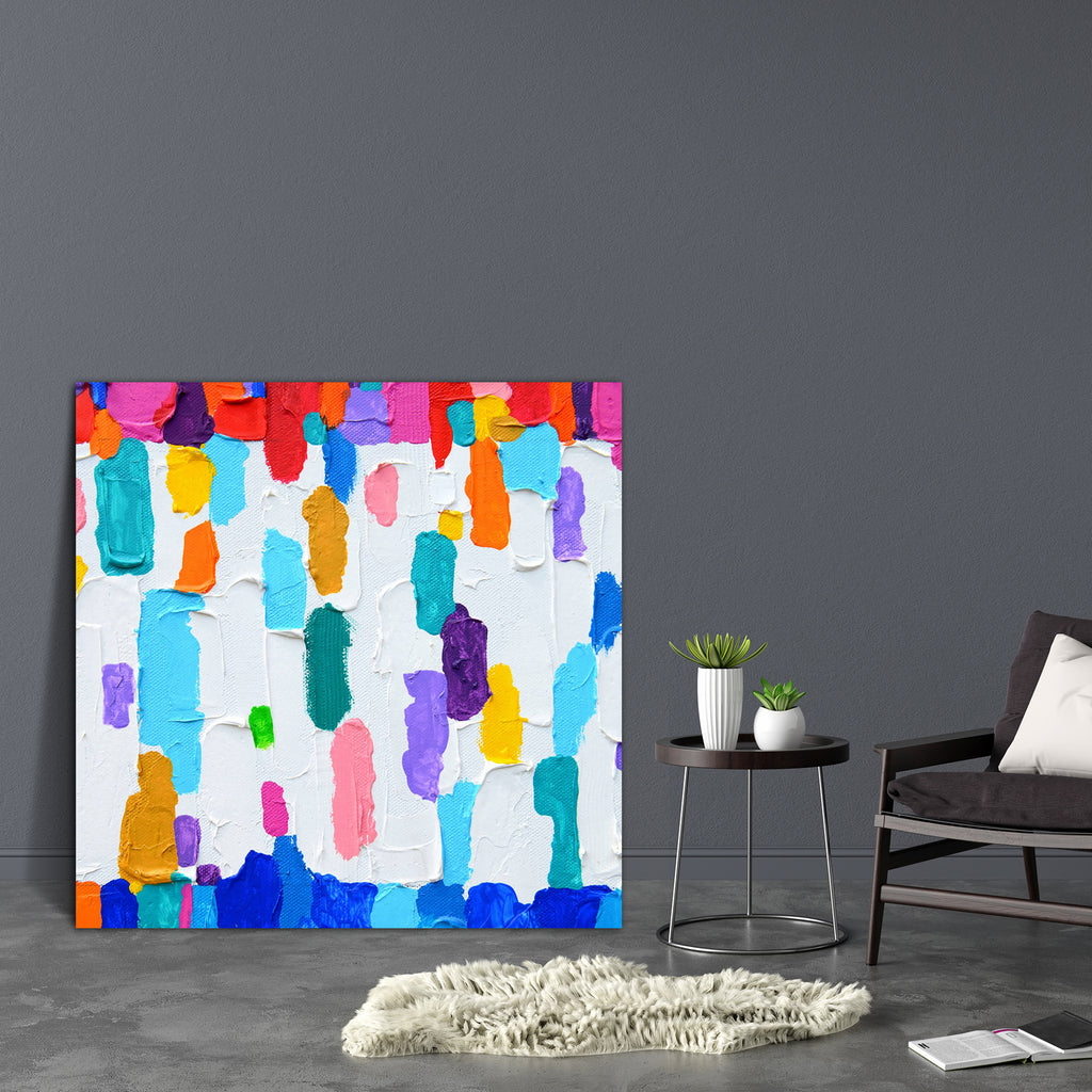 Abstract Artwork D182 Canvas Painting Synthetic Frame - Paintings MDF Framing - ArtzFolio.com
