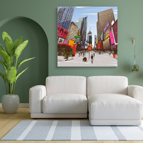 City Life D1 Canvas Painting Synthetic Frame-Paintings MDF Framing-AFF_FR-IC 5004050 IC 5004050, Animated Cartoons, Architecture, Art and Paintings, Automobiles, Books, Business, Cities, City Views, Comics, Drawing, Illustrations, Minimalism, Modern Art, People, Pop Art, Signs, Signs and Symbols, Sketches, Transportation, Travel, Vehicles, city, life, d1, canvas, painting, for, bedroom, living, room, engineered, wood, frame, pop, art, new, york, comic, book, street, modern, cityscape, contemporary, backgrou