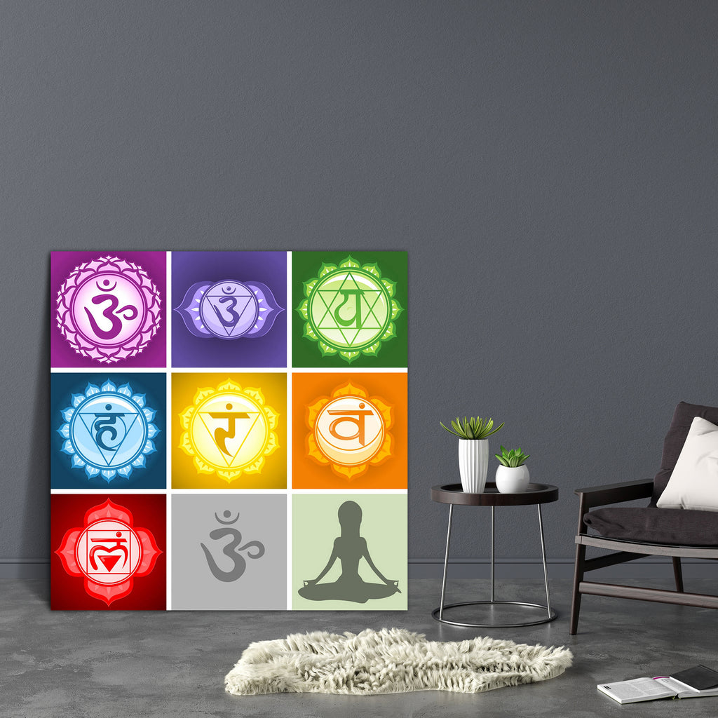 Yoga Chakras Symbols Canvas Painting Synthetic Frame-Paintings MDF Framing-AFF_FR-IC 5004054 IC 5004054, Adult, Buddhism, Hinduism, Indian, Love, Mandala, People, Religion, Religious, Romance, Sanskrit, Signs and Symbols, Spiritual, Symbols, yoga, chakras, canvas, painting, synthetic, frame, chakra, om, root, symbol, aura, ayurveda, balance, body, care, characters, contemplation, cute, energy, esoteric, feng, shui, gradient, gymnastics, harmony, healthy, lifestyle, human, spine, india, lifestyles, lotus, po