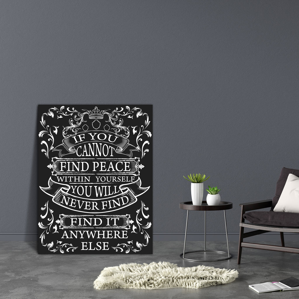 Find Peace Typography Art Canvas Painting Synthetic Frame-Paintings MDF Framing-AFF_FR-IC 5004085 IC 5004085, Abstract Expressionism, Abstracts, Ancient, Art and Paintings, Black, Black and White, Business, Calligraphy, Decorative, Digital, Digital Art, Graphic, Historical, Illustrations, Inspirational, Medieval, Motivation, Motivational, Quotes, Retro, Semi Abstract, Signs, Signs and Symbols, Text, Typography, Vintage, White, find, peace, art, canvas, painting, synthetic, frame, abstract, aged, banner, bor