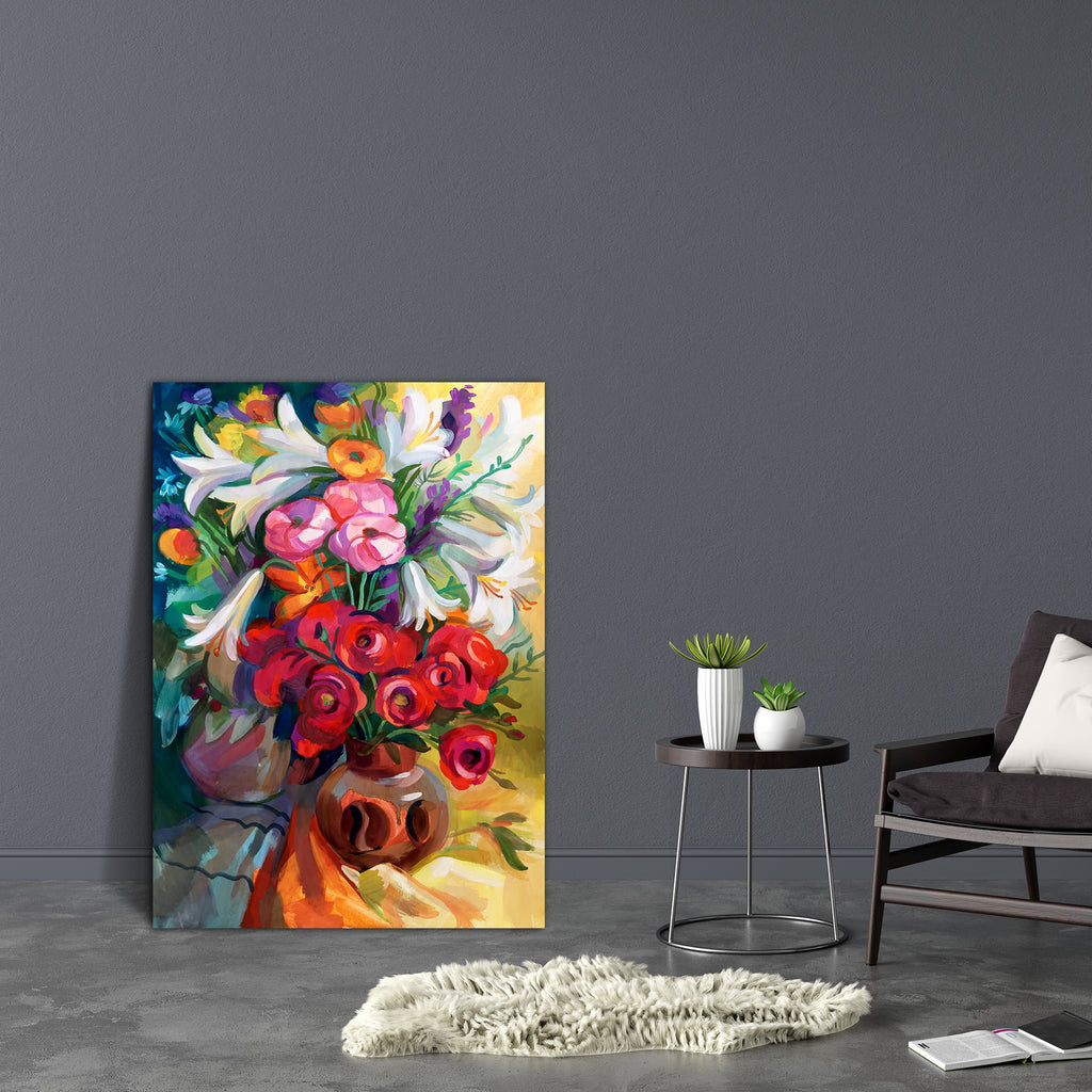 Bouquet Of Flowers D2 Canvas Painting Synthetic Frame-Paintings MDF Framing-AFF_FR-IC 5004099 IC 5004099, Abstract Expressionism, Abstracts, Ancient, Art and Paintings, Botanical, Digital, Digital Art, Drawing, Education, Floral, Flowers, Geometric Abstraction, Gouache, Graphic, Hand Drawn, Historical, Illustrations, Medieval, Nature, Paintings, Scenic, Schools, Semi Abstract, Sketches, Splatter, Tempera, Universities, Vintage, Watercolour, bouquet, of, d2, canvas, painting, synthetic, frame, abstract, abst
