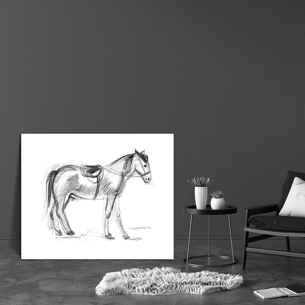 Horse D2 Canvas Painting Synthetic Frame-Paintings MDF Framing-AFF_FR-IC 5004105 IC 5004105, Ancient, Animals, Black, Black and White, Digital, Digital Art, Drawing, Education, Graphic, Hand Drawn, Historical, Illustrations, Medieval, Schools, Sketches, Sports, Universities, Vintage, White, horse, d2, canvas, painting, synthetic, frame, anatomy, animal, arabian, artistic, artwork, beautiful, bridle, charcoal, creative, draw, equestrian, equine, expression, farm, freehand, hand, drawn, handmade, hoofed, illu