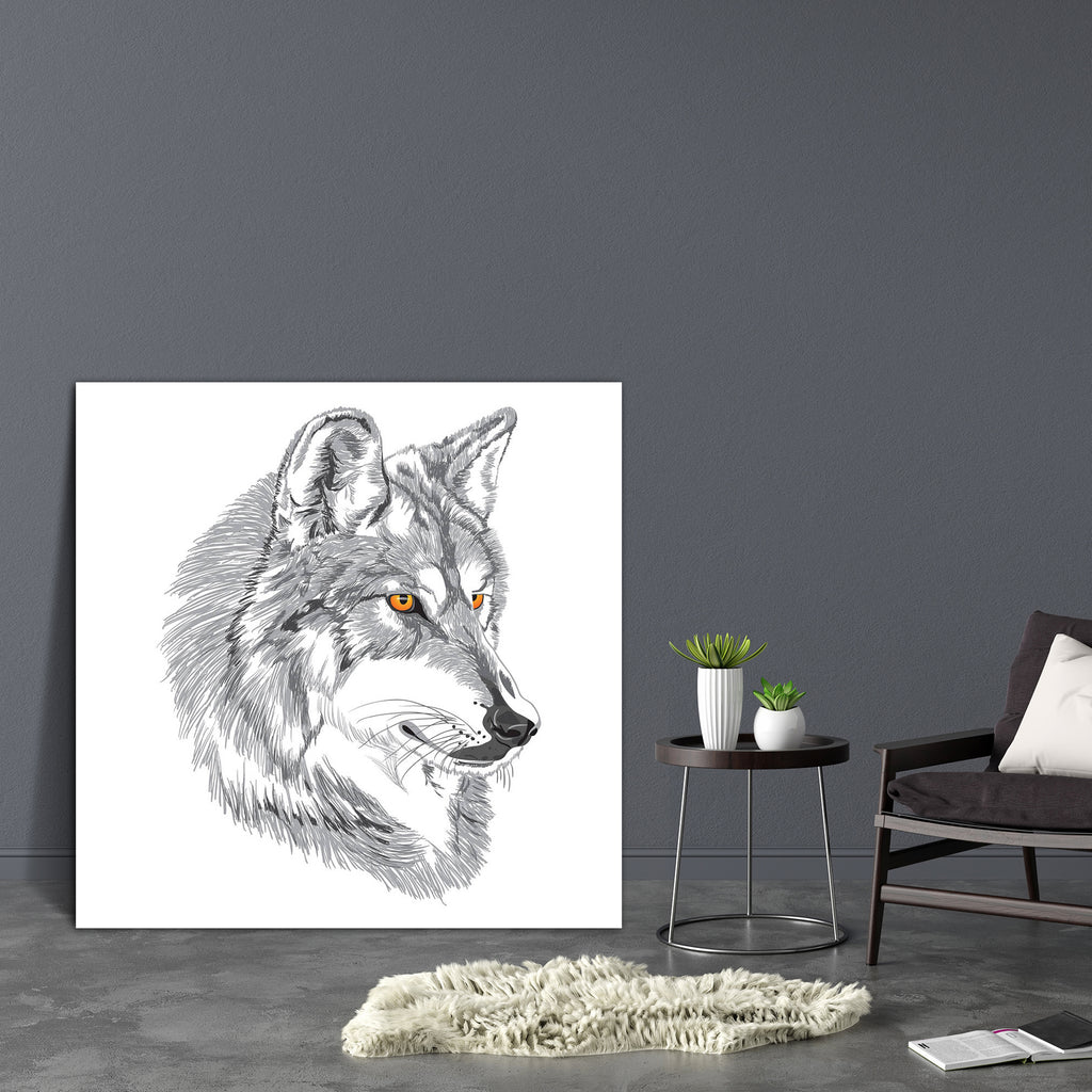 Wolf Muzzle Canvas Painting Synthetic Frame-Paintings MDF Framing-AFF_FR-IC 5004106 IC 5004106, Animals, Art and Paintings, Black, Black and White, Drawing, Illustrations, Nature, Scenic, Signs, Signs and Symbols, Sketches, Symbols, Wildlife, wolf, muzzle, canvas, painting, synthetic, frame, tattoo, head, wolves, print, husky, sketch, grey, siberian, design, animal, art, artistic, artwork, beast, canine, dangerous, etching, eyes, face, fur, hair, howl, hunter, illustration, isolated, legend, line, nose, pen