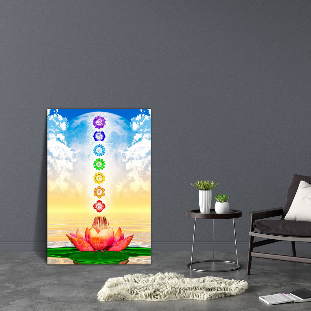 Sacred Lotus & Chakras D1 Canvas Painting Synthetic Frame-Paintings MDF Framing-AFF_FR-IC 5004128 IC 5004128, Others, sacred, lotus, chakras, d1, canvas, painting, synthetic, frame, artzfolio, wall decor for living room, wall frames for living room, frames for living room, wall art, canvas painting, wall frame, scenery, panting, paintings for living room, framed wall art, wall painting, scenery painting, framed wall painting, scenery for wall with frames, wall art for living room stylish, home decor items f