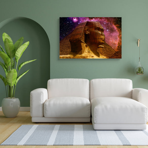 Great Sphinx Of Giza & Small Magellanic Cloud D1 Canvas Painting Synthetic Frame-Paintings MDF Framing-AFF_FR-IC 5004132 IC 5004132, African, Ancient, Architecture, Art and Paintings, Astronomy, Automobiles, Cosmology, Eygptian, Fantasy, Historical, Landmarks, Marble and Stone, Medieval, Photography, Places, Religion, Religious, Science Fiction, Space, Stars, Transportation, Travel, Vehicles, Vintage, great, sphinx, of, giza, small, magellanic, cloud, d1, canvas, painting, for, bedroom, living, room, engine