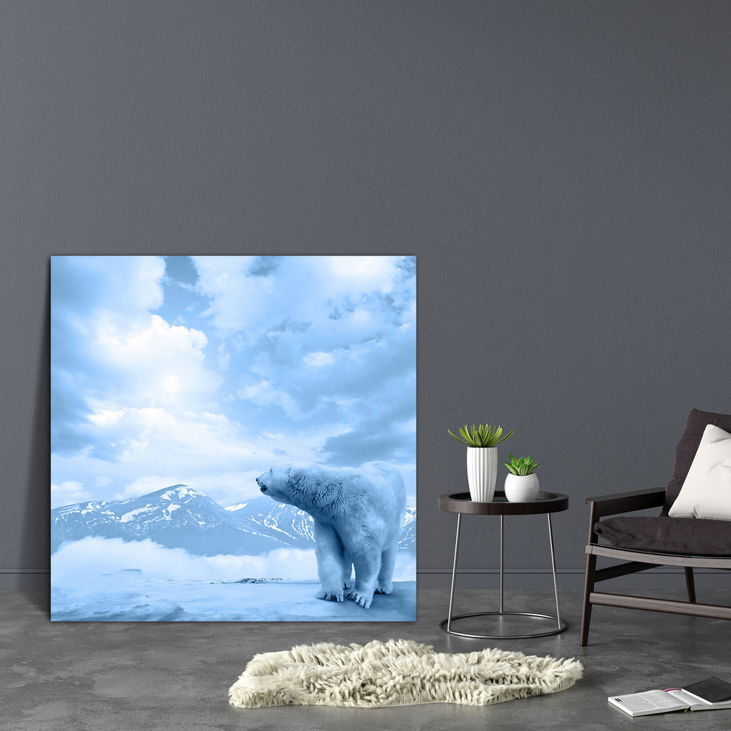 Polar Bear D1 Canvas Painting Synthetic Frame-Paintings MDF Framing-AFF_FR-IC 5004149 IC 5004149, Animals, Art and Paintings, Black and White, Landscapes, Mountains, Nature, Paintings, Panorama, Scenic, White, Wildlife, polar, bear, d1, canvas, painting, synthetic, frame, adventure, alps, animal, arctic, art, background, beauty, blue, bushy, carnivore, claw, cold, conquering, destinations, enjoyment, exploration, explorer, extreme, foreground, freedom, frozen, fur, journey, landscape, majestic, mammal, moun