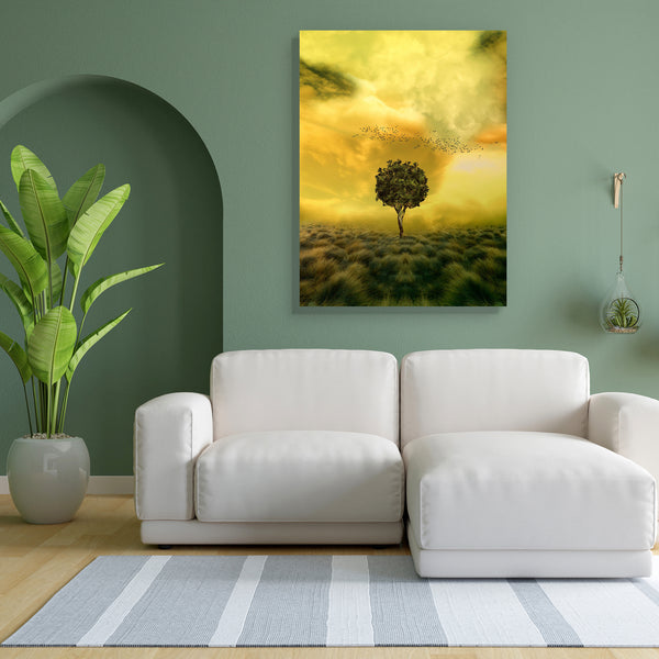 Loneliness Tree Canvas Painting Synthetic Frame-Paintings MDF Framing-AFF_FR-IC 5004156 IC 5004156, Art and Paintings, Baby, Birds, Children, Digital, Digital Art, Fantasy, Graphic, Kids, Landscapes, Nature, Scenic, Stars, loneliness, tree, canvas, painting, for, bedroom, living, room, engineered, wood, frame, amazing, art, backdrops, background, beautiful, branch, cloud, clouds, dream, dreams, dreamy, exploration, fae, fairy, fairytale, fantastic, field, grass, landscape, lighting, magic, manipulation, mis
