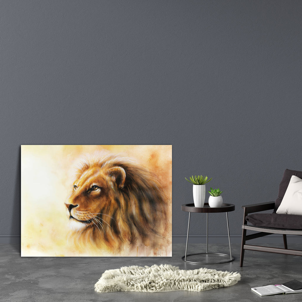 Lion Artwork Canvas Painting Synthetic Frame-Paintings MDF Framing-AFF_FR-IC 5004203 IC 5004203, Abstract Expressionism, Abstracts, African, Animals, Art and Paintings, Illustrations, Individuals, Paintings, Portraits, Semi Abstract, Wildlife, lion, artwork, canvas, painting, synthetic, frame, head, abstract, africa, airbrush, airbrushing, alone, animal, art, artist, beast, beautiful, blurry, brown, carnivorous, color, colorful, creature, detailed, expression, face, feline, gazing, golden, illustration, jun