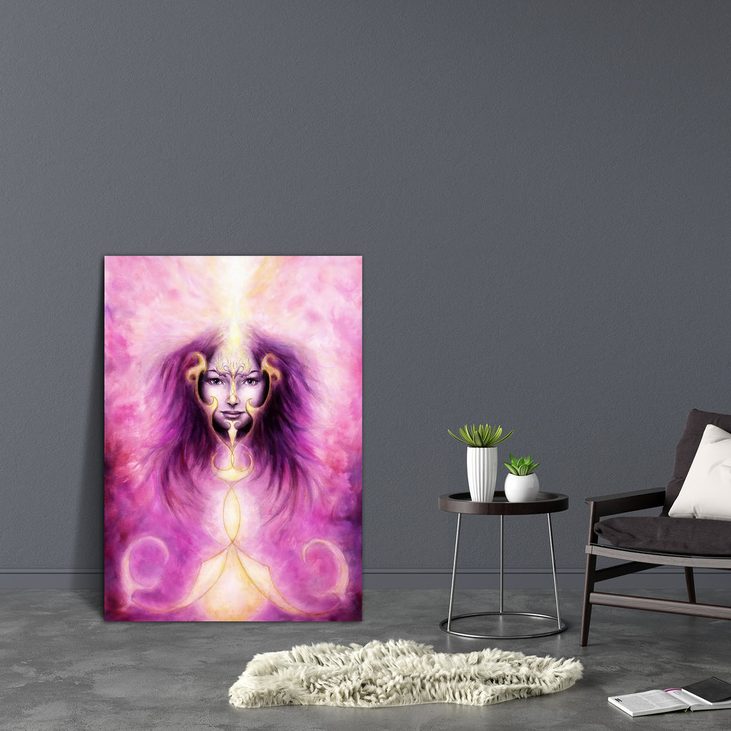 Angelic Spirit With A Womans Face Canvas Painting Synthetic Frame-Paintings MDF Framing-AFF_FR-IC 5004209 IC 5004209, Art and Paintings, Drawing, Illustrations, Inspirational, Motivation, Motivational, Paintings, Religion, Religious, Signs, Signs and Symbols, Spiritual, Surrealism, Symbols, angelic, spirit, with, a, womans, face, canvas, painting, synthetic, frame, alone, angel, art, artist, artwork, awakening, beautiful, beauty, being, chakra, clairvoyant, color, colorful, cosmic, deep, enchanted, enchanti