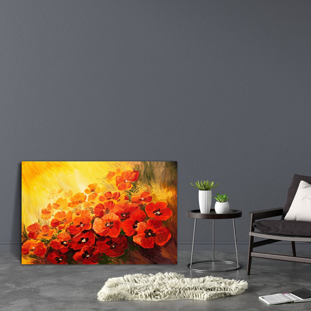 Poppies Canvas Painting Synthetic Frame-Paintings MDF Framing-AFF_FR-IC 5004218 IC 5004218, Abstract Expressionism, Abstracts, Art and Paintings, Botanical, Drawing, Floral, Flowers, Illustrations, Impressionism, Landscapes, Nature, Paintings, Scenic, Semi Abstract, Signs, Signs and Symbols, poppies, canvas, painting, synthetic, frame, oil, poppy, art, artistic, artwork, autumn, background, beautiful, blue, brush, clouds, color, colorful, decoration, design, field, flower, forest, illustration, image, lands