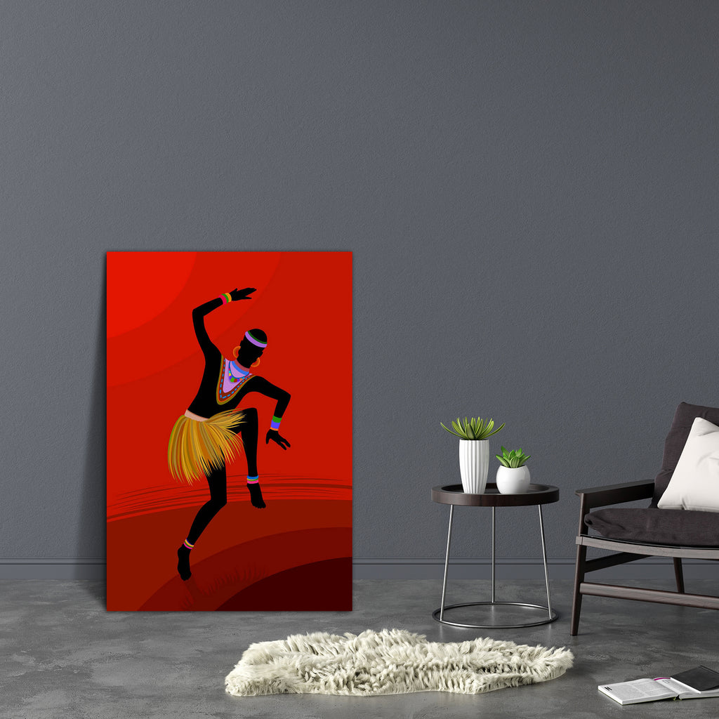 Ethnic Dance D1 Canvas Painting Synthetic Frame-Paintings MDF Framing-AFF_FR-IC 5004221 IC 5004221, African, Ancient, Black, Black and White, Culture, Dance, Decorative, Ethnic, Fashion, Geometric Abstraction, Historical, Illustrations, Medieval, Music and Dance, Patterns, People, Signs, Signs and Symbols, Symbols, Traditional, Tribal, Vintage, World Culture, d1, canvas, painting, synthetic, frame, aborigines, abstraction, africa, ceremony, colorful, dancer, design, ebony, human, illustration, isolated, man