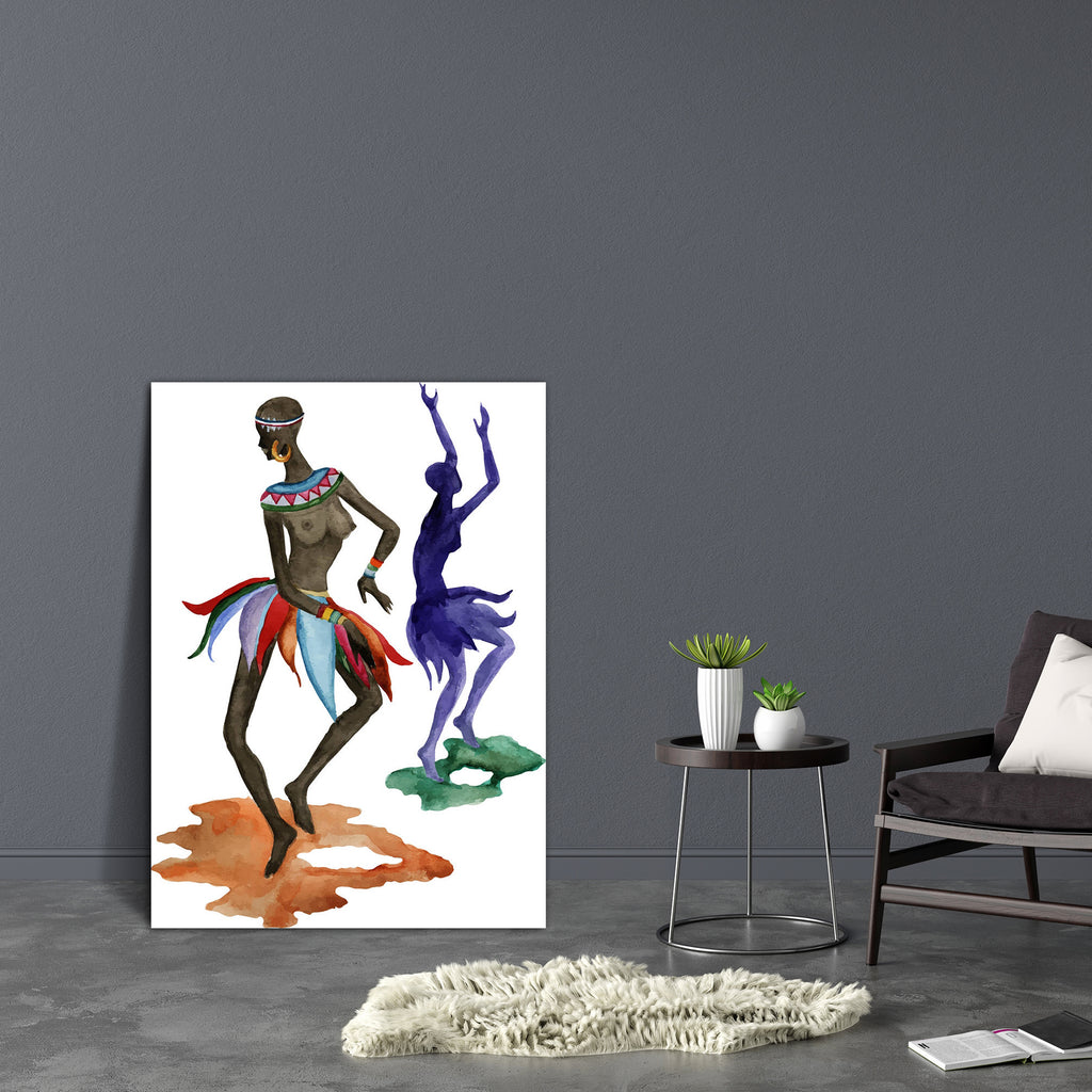 Ethnic Dance D3 Canvas Painting Synthetic Frame-Paintings MDF Framing-AFF_FR-IC 5004223 IC 5004223, African, Ancient, Black, Black and White, Culture, Dance, Decorative, Ethnic, Fashion, Geometric Abstraction, Historical, Illustrations, Medieval, Music and Dance, Patterns, People, Signs, Signs and Symbols, Symbols, Traditional, Tribal, Vintage, Watercolour, World Culture, d3, canvas, painting, synthetic, frame, aborigines, abstraction, africa, ceremony, dancer, design, ebony, girl, human, illustration, isol