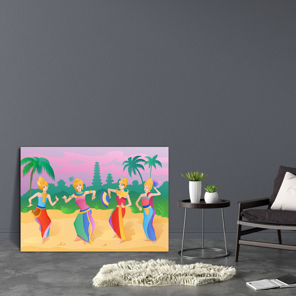 Girls From Indonesia In Dance Pose Canvas Painting Synthetic Frame-Paintings MDF Framing-AFF_FR-IC 5004224 IC 5004224, Asian, Automobiles, Buddhism, Cities, City Views, Culture, Dance, Ethnic, Fashion, Festivals, Festivals and Occasions, Festive, Hinduism, Holidays, Illustrations, Landscapes, Music and Dance, People, Religion, Religious, Scenic, Traditional, Transportation, Travel, Tribal, Tropical, Vehicles, World Culture, girls, from, indonesia, in, pose, canvas, painting, synthetic, frame, artist, asia, 