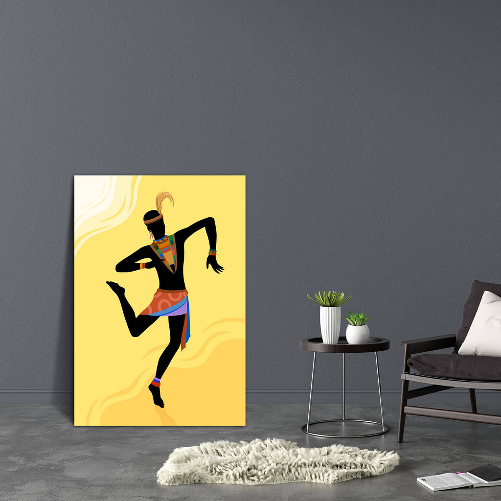 Ethnic Dance D7 Canvas Painting Synthetic Frame-Paintings MDF Framing-AFF_FR-IC 5004228 IC 5004228, African, Ancient, Black, Black and White, Culture, Dance, Decorative, Ethnic, Fashion, Geometric Abstraction, Historical, Illustrations, Medieval, Music and Dance, Patterns, People, Signs, Signs and Symbols, Symbols, Traditional, Tribal, Vintage, World Culture, d7, canvas, painting, synthetic, frame, aborigines, abstraction, africa, ceremony, colorful, dancer, design, ebony, human, illustration, isolated, man