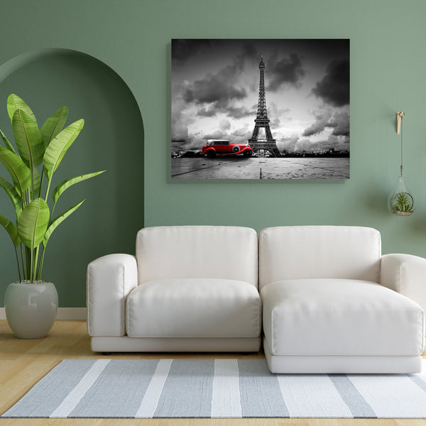 Eiffel Tower, Paris, France D3 Canvas Painting Synthetic Frame-Paintings MDF Framing-AFF_FR-IC 5004242 IC 5004242, Ancient, Architecture, Art and Paintings, Automobiles, Black, Black and White, Cars, Cities, City Views, French, Historical, Holidays, Landmarks, Medieval, Places, Retro, Signs and Symbols, Symbols, Transportation, Travel, Vehicles, Vintage, White, eiffel, tower, paris, france, d3, canvas, painting, for, bedroom, living, room, engineered, wood, frame, car, and, europe, artistic, art, attraction