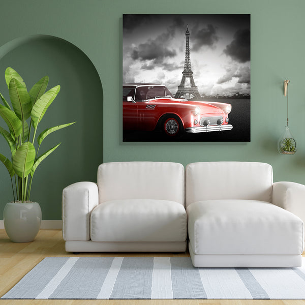 Eiffel Tower, Paris, France D4 Canvas Painting Synthetic Frame-Paintings MDF Framing-AFF_FR-IC 5004243 IC 5004243, Ancient, Architecture, Art and Paintings, Automobiles, Black, Black and White, Cars, Cities, City Views, French, Historical, Holidays, Landmarks, Medieval, Places, Retro, Signs and Symbols, Symbols, Transportation, Travel, Vehicles, Vintage, White, eiffel, tower, paris, france, d4, canvas, painting, for, bedroom, living, room, engineered, wood, frame, car, red, old, art, artistic, attraction, a