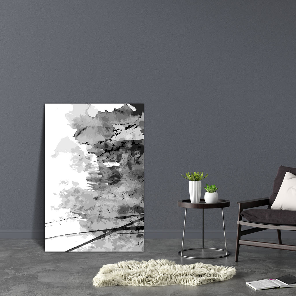 Abstract Art D30 Canvas Painting Synthetic Frame - Paintings MDF Framing - ArtzFolio.com