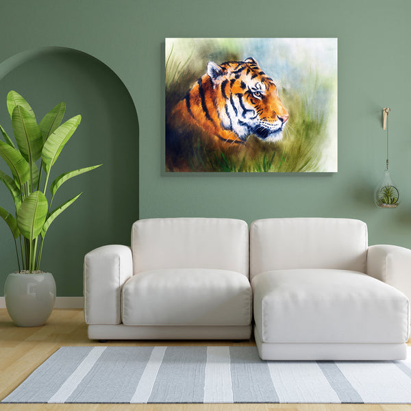 Tiger Portrait D2 Canvas Painting Synthetic Frame-Paintings MDF Framing-AFF_FR-IC 5004296 IC 5004296, Abstract Expressionism, Abstracts, African, Animals, Art and Paintings, Illustrations, Individuals, Paintings, Portraits, Semi Abstract, Signs, Signs and Symbols, Wildlife, tiger, portrait, d2, canvas, painting, for, bedroom, living, room, engineered, wood, frame, abstract, africa, agressive, airbrush, airbrushing, animal, art, artist, artwork, background, beast, beautiful, big, bright, carnivorous, color, 