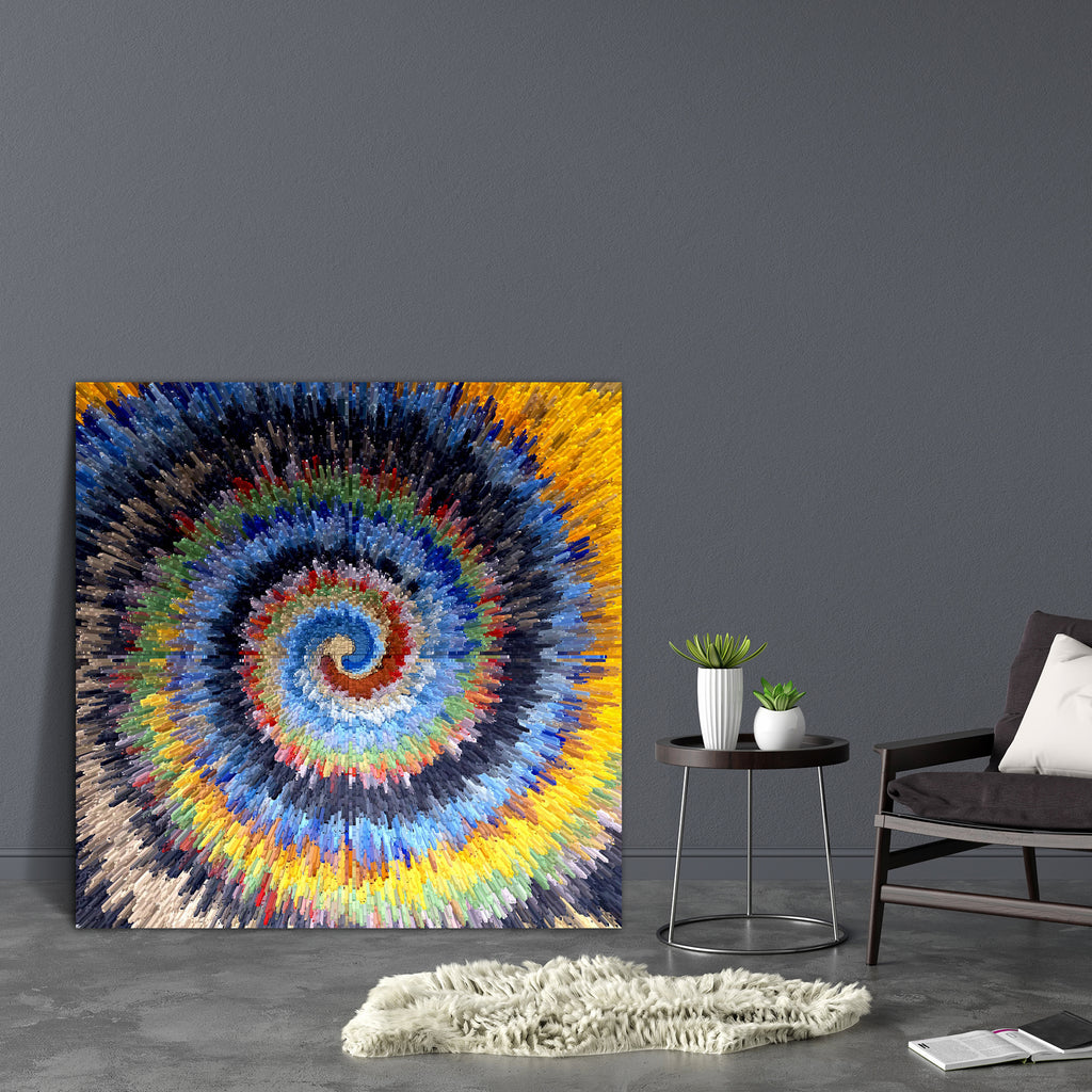 Abstract Artwork D199 Canvas Painting Synthetic Frame - Paintings MDF Framing - ArtzFolio.com