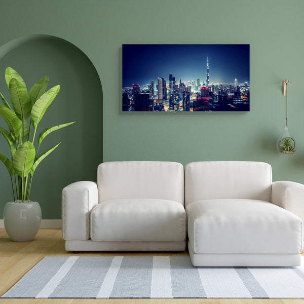 Dubai Cityscape, United Arab Emirates Canvas Painting Synthetic Frame-Paintings MDF Framing-AFF_FR-IC 5004354 IC 5004354, Allah, Arabic, Architecture, Automobiles, Business, Cities, City Views, God Ram, Hinduism, Islam, Landmarks, Landscapes, Modern Art, Nature, Panorama, Places, Scenic, Signs, Signs and Symbols, Transportation, Travel, Urban, Vehicles, dubai, cityscape, united, arab, emirates, canvas, painting, for, bedroom, living, room, engineered, wood, frame, landscape, city, night, burj, khalifa, uae,