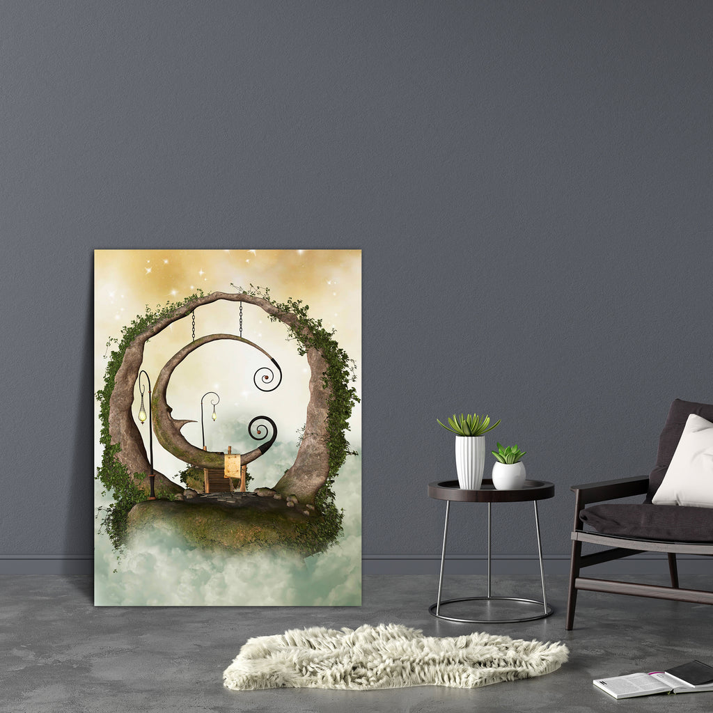 Fantasy Landscape With Floating Island In The Sky D2 Canvas Painting Synthetic Frame-Paintings MDF Framing-AFF_FR-IC 5004358 IC 5004358, Art and Paintings, Baby, Books, Botanical, Children, Digital, Digital Art, Fantasy, Floral, Flowers, Graphic, Kids, Landscapes, Nature, Scenic, Stars, landscape, with, floating, island, in, the, sky, d2, canvas, painting, synthetic, frame, amazing, angel, art, backdrops, background, beautiful, bridge, charming, cloud, dream, elf, enchanting, fae, fairy, fairytale, lamp, li