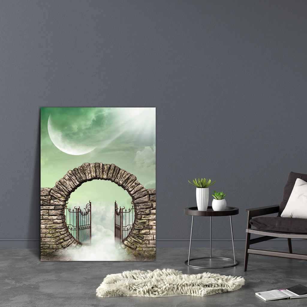 Fantasy Landscape In The Heaven With Gate Canvas Painting Synthetic Frame-Paintings MDF Framing-AFF_FR-IC 5004359 IC 5004359, Art and Paintings, Baby, Books, Children, Digital, Digital Art, Fantasy, Graphic, Kids, Landscapes, Marble and Stone, Scenic, Stars, landscape, in, the, heaven, with, gate, canvas, painting, synthetic, frame, amazing, angel, art, backdrops, background, beautiful, charming, cloud, dream, elf, enchanting, entrance, fae, fairy, fairytale, light, magic, manipulation, misty, myth, princes