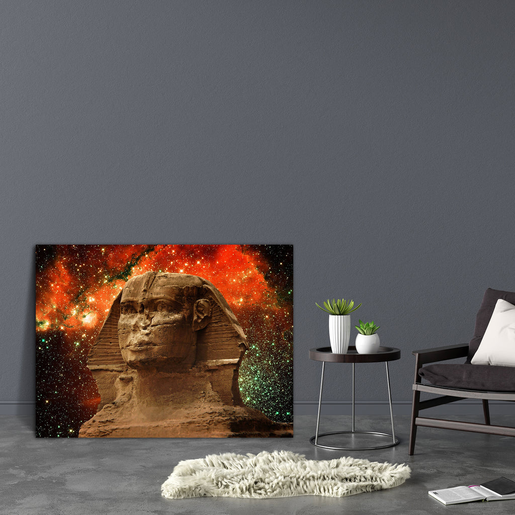 Great Sphinx Of Giza & Small Magellanic Cloud D2 Canvas Painting Synthetic Frame-Paintings MDF Framing-AFF_FR-IC 5004361 IC 5004361, African, Ancient, Architecture, Art and Paintings, Astronomy, Automobiles, Cosmology, Eygptian, Fantasy, Historical, Landmarks, Marble and Stone, Medieval, Photography, Places, Religion, Religious, Science Fiction, Space, Stars, Transportation, Travel, Vehicles, Vintage, great, sphinx, of, giza, small, magellanic, cloud, d2, canvas, painting, synthetic, frame, africa, antique,