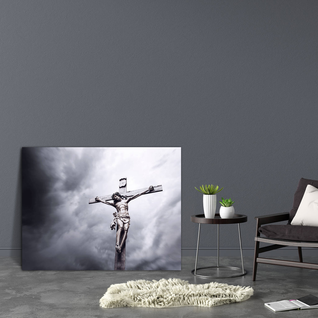 Crucifixion Of Jesus Christ D1 Canvas Painting Synthetic Frame-Paintings MDF Framing-AFF_FR-IC 5004387 IC 5004387, Ancient, Art and Paintings, Christianity, Cross, Historical, Jesus, Medieval, Religion, Religious, Signs and Symbols, Spiritual, Symbols, Vintage, crucifixion, of, christ, d1, canvas, painting, synthetic, frame, on, the, crucifix, catholic, god, antique, apocalypse, apocalyptic, art, atmosphere, background, bible, cemetery, christian, church, cloud, cloudy, danger, dark, death, dramatic, easter