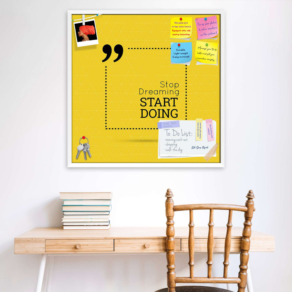 Stop Dreaming Start Doing D2 Bulletin Board Notice Pin Board Soft Board | Framed-Bulletin Boards Framed-BLB_FR-IC 5004390 IC 5004390, Abstract Expressionism, Abstracts, Art and Paintings, Black, Black and White, Calligraphy, Digital, Digital Art, Graphic, Illustrations, Inspirational, Motivation, Motivational, Patterns, Quotes, Semi Abstract, Text, Triangles, Typography, stop, dreaming, start, doing, d2, bulletin, board, notice, pin, soft, framed, poster, quote, box, message, abstract, album, background, br