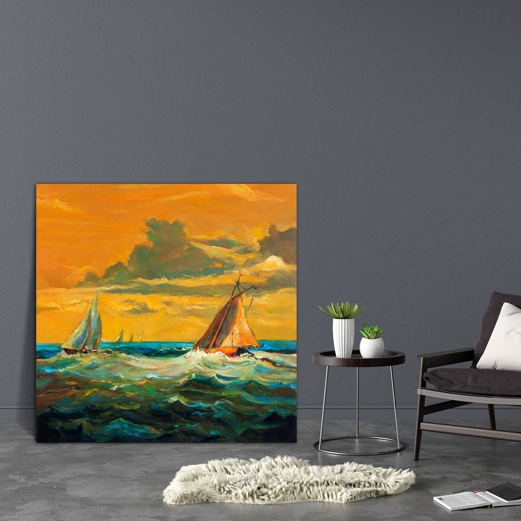 Sailboats & Sea Canvas Painting Synthetic Frame-Paintings MDF Framing-AFF_FR-IC 5004416 IC 5004416, Abstract Expressionism, Abstracts, Art and Paintings, Automobiles, Boats, Drawing, Illustrations, Impressionism, Landscapes, Modern Art, Nature, Nautical, Paintings, Scenic, Semi Abstract, Sketches, Sunsets, Transportation, Travel, Vehicles, Watercolour, sailboats, sea, canvas, painting, synthetic, frame, oil, abstract, acrylic, art, artist, artistic, artwork, backdrop, background, beach, blue, boat, bright, 