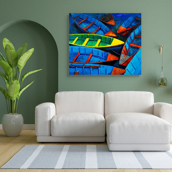 Boats & Jetty D8 Canvas Painting Synthetic Frame-Paintings MDF Framing-AFF_FR-IC 5004419 IC 5004419, Abstract Expressionism, Abstracts, Art and Paintings, Automobiles, Boats, Drawing, Illustrations, Impressionism, Landscapes, Modern Art, Nature, Nautical, Paintings, Scenic, Semi Abstract, Sketches, Sunsets, Transportation, Travel, Vehicles, Watercolour, jetty, d8, canvas, painting, for, bedroom, living, room, engineered, wood, frame, oil, abstract, acrylic, art, artist, artistic, artwork, backdrop, backgrou