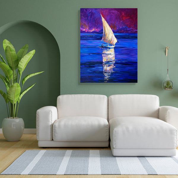 Sail Ship & Sea D5 Canvas Painting Synthetic Frame-Paintings MDF Framing-AFF_FR-IC 5004432 IC 5004432, Abstract Expressionism, Abstracts, Art and Paintings, Automobiles, Boats, Drawing, Illustrations, Impressionism, Landscapes, Modern Art, Nature, Nautical, Paintings, Scenic, Semi Abstract, Signs, Signs and Symbols, Sketches, Transportation, Travel, Vehicles, Watercolour, sail, ship, sea, d5, canvas, painting, for, bedroom, living, room, engineered, wood, frame, abstract, oil, acrylic, art, artist, artistic