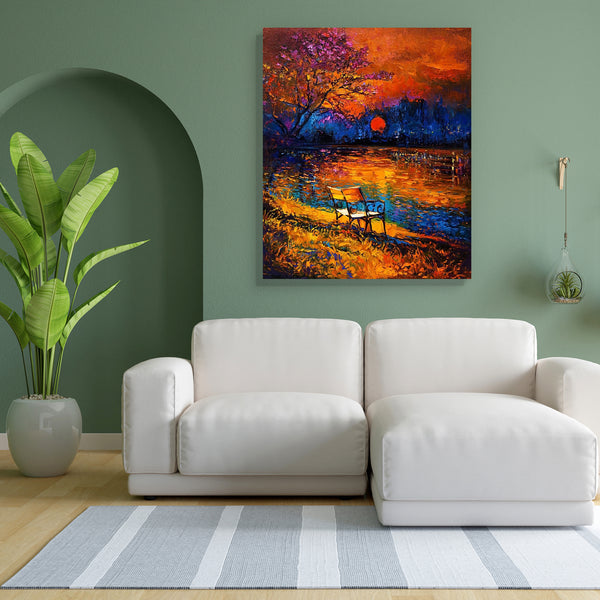 Autumn Forest D2 Canvas Painting Synthetic Frame-Paintings MDF Framing-AFF_FR-IC 5004437 IC 5004437, Ancient, Art and Paintings, Decorative, Drawing, Historical, Illustrations, Impressionism, Landscapes, Medieval, Modern Art, Nature, Paintings, Scenic, Sunrises, Sunsets, Vintage, Watercolour, autumn, forest, d2, canvas, painting, for, bedroom, living, room, engineered, wood, frame, oil, angle, antique, arboretum, art, artistic, artwork, background, bench, branches, bush, classical, evening, fall, fresh, gar