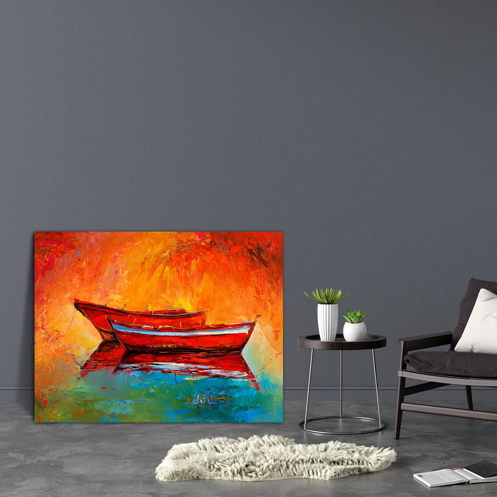 Boats & Sea D6 Canvas Painting Synthetic Frame-Paintings MDF Framing-AFF_FR-IC 5004441 IC 5004441, Abstract Expressionism, Abstracts, Art and Paintings, Automobiles, Boats, Drawing, Illustrations, Impressionism, Landscapes, Modern Art, Nature, Nautical, Paintings, Scenic, Semi Abstract, Sketches, Sunsets, Transportation, Travel, Vehicles, Watercolour, sea, d6, canvas, painting, synthetic, frame, abstract, acrylic, art, artist, artistic, artwork, backdrop, background, beach, blue, boat, bright, color, compos