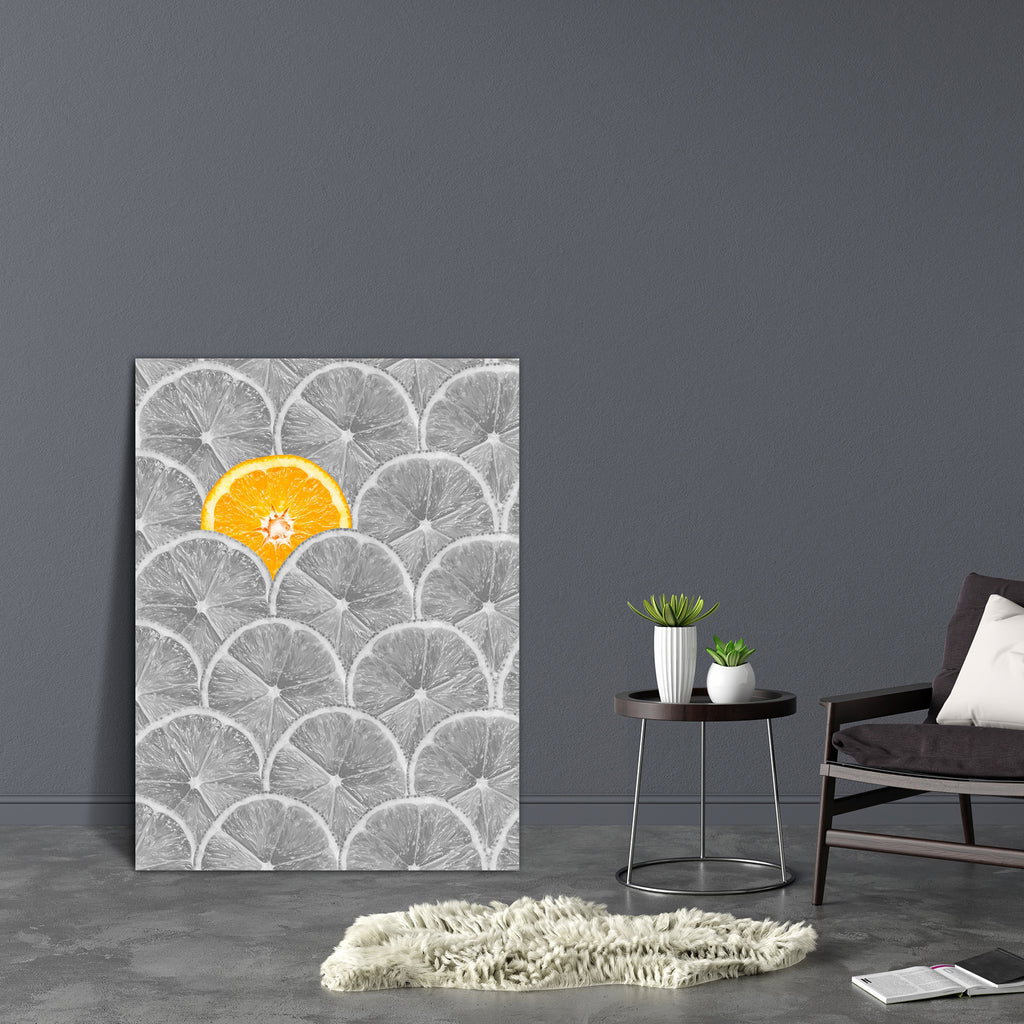 Photo of Orange Slice Canvas Painting Synthetic Frame-Paintings MDF Framing-AFF_FR-IC 5004455 IC 5004455, Abstract Expressionism, Abstracts, Black, Black and White, Cuisine, Food, Food and Beverage, Food and Drink, Fruit and Vegetable, Fruits, Patterns, Semi Abstract, White, photo, of, orange, slice, canvas, painting, synthetic, frame, abstract, background, community, concept, contrast, creative, creativity, crowd, different, focus, fresh, fruit, group, healthy, individual, individuality, leader, the, pack,