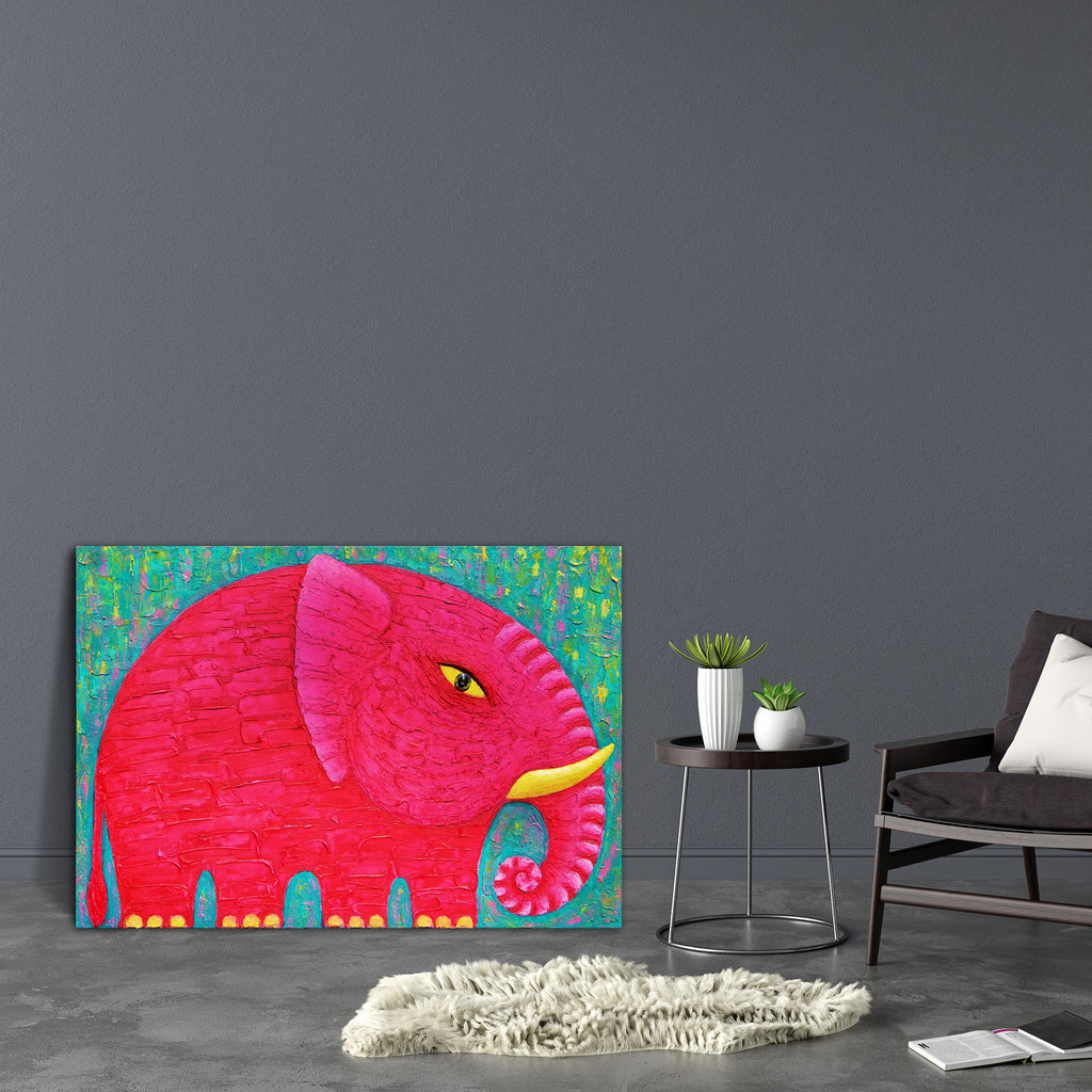 Red Elephant D4 Canvas Painting Synthetic Frame-Paintings MDF Framing-AFF_FR-IC 5004487 IC 5004487, Animals, Art and Paintings, Asian, Nature, Paintings, Scenic, Wildlife, red, elephant, d4, canvas, painting, synthetic, frame, acrylic, animal, art, asia, beautyful, big, blue, eye, body, colourful, green, original, power, strong, texture, artzfolio, wall decor for living room, wall frames for living room, frames for living room, wall art, canvas painting, wall frame, scenery, panting, paintings for living ro