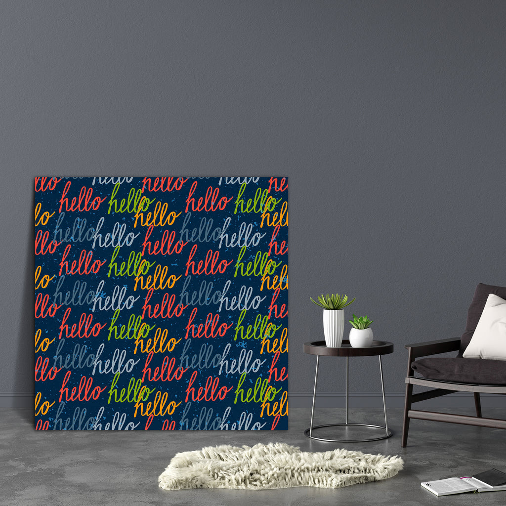 Hello Lettering Canvas Painting Synthetic Frame-Paintings MDF Framing-AFF_FR-IC 5004529 IC 5004529, Ancient, Art and Paintings, Calligraphy, Decorative, Digital, Digital Art, Drawing, Graphic, Hipster, Historical, Illustrations, Medieval, Patterns, Retro, Signs, Signs and Symbols, Symbols, Text, Typography, Vintage, hello, lettering, canvas, painting, synthetic, frame, art, background, banner, blue, brush, calligraphic, card, color, custom, design, distressed, drawn, element, font, green, greeting, hand, ha