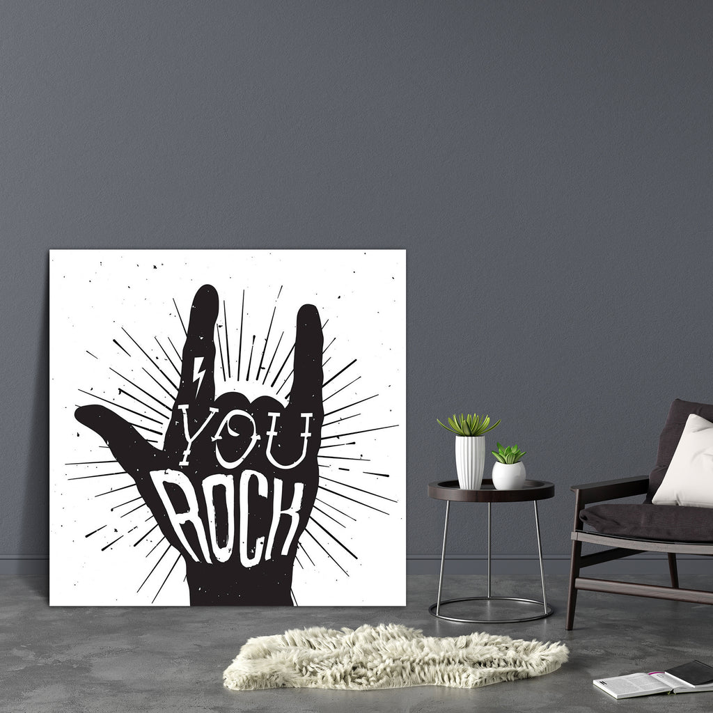 Rock Hand Sign D1 Canvas Painting Synthetic Frame-Paintings MDF Framing-AFF_FR-IC 5004534 IC 5004534, Ancient, Art and Paintings, Black, Black and White, Calligraphy, Culture, Digital, Digital Art, Drawing, Ethnic, Festivals, Festivals and Occasions, Festive, Graphic, Hipster, Historical, Illustrations, Medieval, Music, Music and Dance, Music and Musical Instruments, Quotes, Retro, Signs, Signs and Symbols, Sketches, Space, Symbols, Text, Traditional, Tribal, Typography, Vintage, White, World Culture, rock,