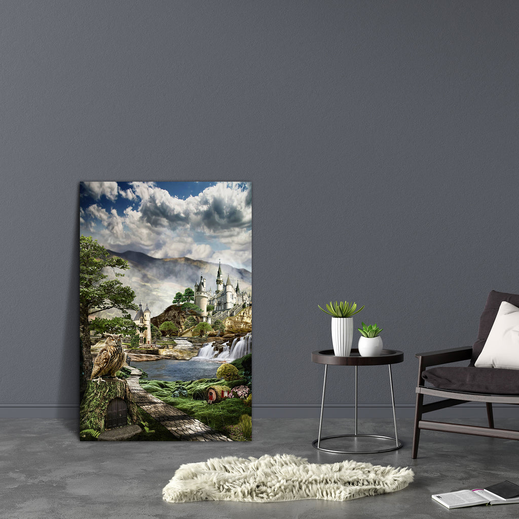Fairy Palace Canvas Painting Synthetic Frame-Paintings MDF Framing-AFF_FR-IC 5004548 IC 5004548, Collages, Fantasy, Futurism, Illustrations, Science Fiction, Space, fairy, palace, canvas, painting, synthetic, frame, adoption, castle, collage, contemplation, crazy, cycle, door, dream, experience, feelings, fiction, footpath, future, gate, ghost, illusion, illustration, inside, knowledge, lake, manipulation, moss, mystery, mystical, owl, past, period, philosophy, present, psychology, road, sleep, structure, s