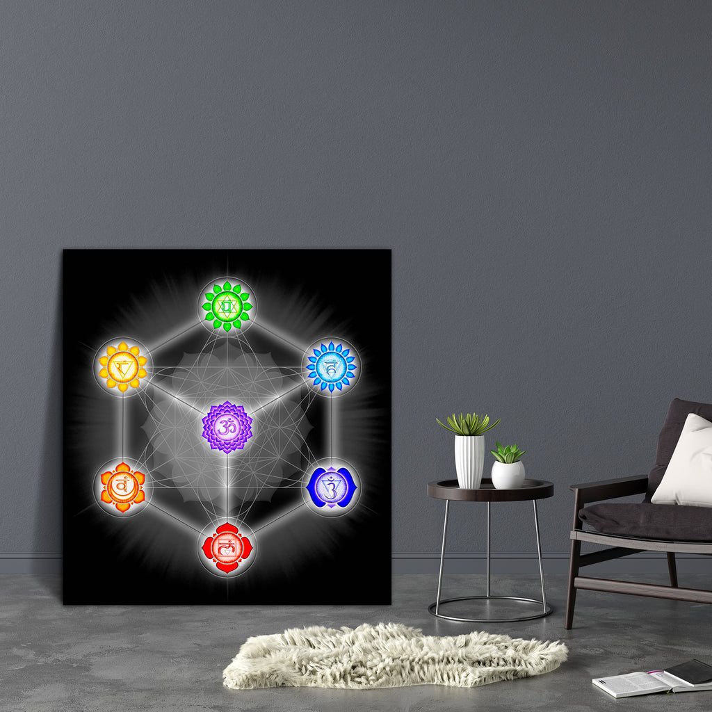 Metatrons Cube & Chakras D1 Canvas Painting Synthetic Frame-Paintings MDF Framing-AFF_FR-IC 5004563 IC 5004563, Others, metatrons, cube, chakras, d1, canvas, painting, synthetic, frame, metatron`s, artzfolio, wall decor for living room, wall frames for living room, frames for living room, wall art, canvas painting, wall frame, scenery, panting, paintings for living room, framed wall art, wall painting, scenery painting, framed wall painting, scenery for wall with frames, wall art for living room stylish, ho