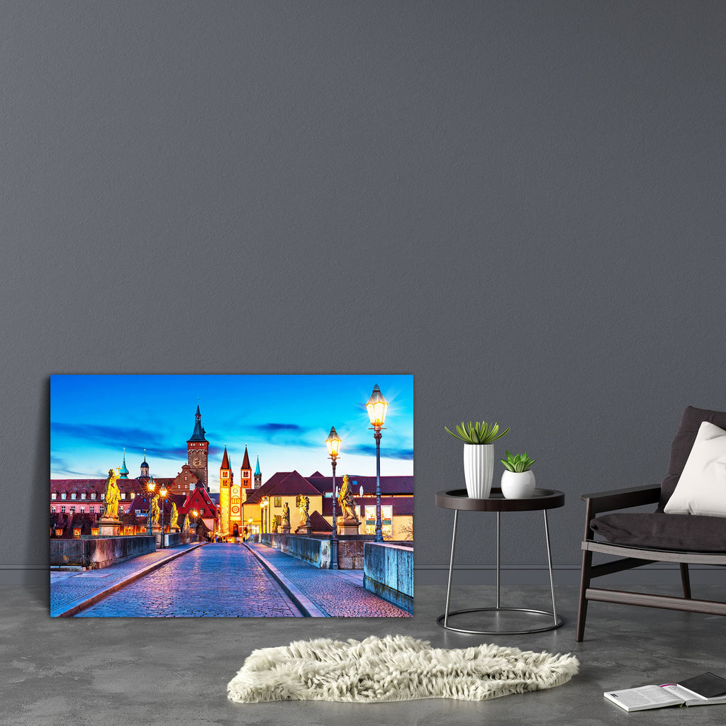 Old Main Bridge In Wurzburg, Bavaria, Germany Canvas Painting Synthetic Frame-Paintings MDF Framing-AFF_FR-IC 5004576 IC 5004576, Ancient, Architecture, Automobiles, Cities, City Views, Culture, Ethnic, German, God Ram, Hinduism, Historical, Landmarks, Landscapes, Medieval, Panorama, Places, Scenic, Skylines, Sunsets, Traditional, Transportation, Travel, Tribal, Urban, Vehicles, Vintage, World Culture, old, main, bridge, in, wurzburg, bavaria, germany, canvas, painting, synthetic, frame, bavarian, bayern, b