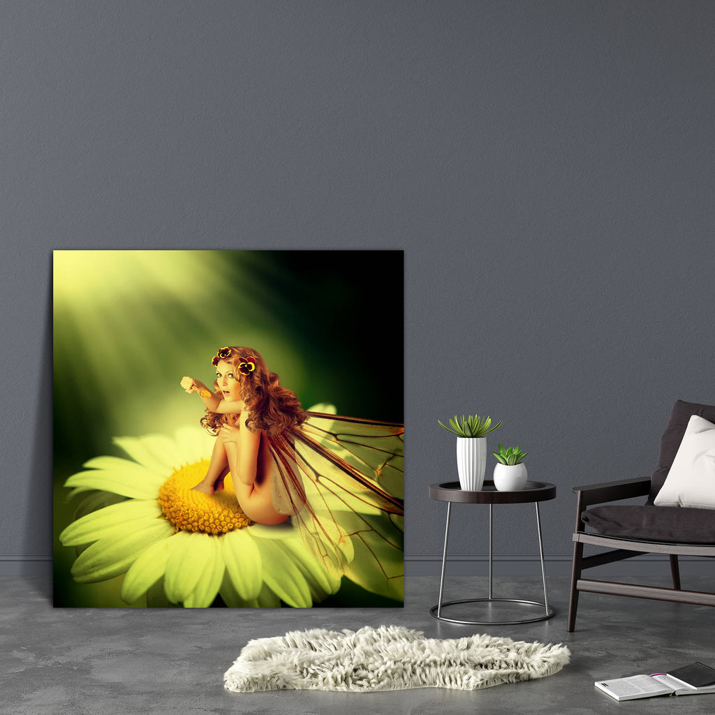 Fairy Woman With Wings Canvas Painting Synthetic Frame-Paintings MDF Framing-AFF_FR-IC 5004588 IC 5004588, Botanical, Fantasy, Floral, Flowers, Nature, fairy, woman, with, wings, canvas, painting, synthetic, frame, beautiful, beauty, chamomile, close, up, curly, eating, elfin, fantastic, flower, girl, lady, light, little, long, macro, magic, pollen, red, hair, sit, spoon, spring, summer, surprised, artzfolio, wall decor for living room, wall frames for living room, frames for living room, wall art, canvas p
