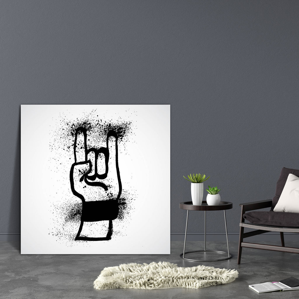 Rock Hand Sign D2 Canvas Painting Synthetic Frame-Paintings MDF Framing-AFF_FR-IC 5004597 IC 5004597, Art and Paintings, Digital, Digital Art, Drawing, Graphic, Hipster, Icons, Illustrations, Music, Music and Dance, Music and Musical Instruments, Retro, Signs, Signs and Symbols, Symbols, Vintage, Metallic, rock, hand, sign, d2, canvas, painting, synthetic, frame, antique, arm, art, artwork, authentic, badge, banner, brand, clip, composition, core, design, dirty, element, emblem, engraving, ensign, finger, f