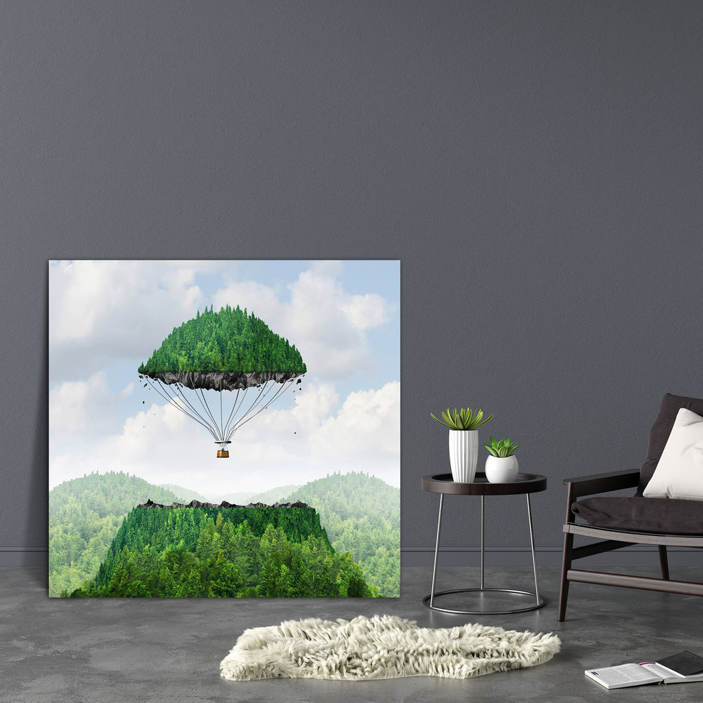 Imagination Concept Art Canvas Painting Synthetic Frame-Paintings MDF Framing-AFF_FR-IC 5004598 IC 5004598, Automobiles, Conceptual, Fantasy, Inspirational, Landscapes, Motivation, Motivational, Mountains, Nature, Scenic, Science Fiction, Signs and Symbols, Surrealism, Symbols, Transportation, Travel, Vehicles, imagination, concept, art, canvas, painting, synthetic, frame, dream, surreal, impossible, mountain, dreams, journey, possible, heaven, concepts, metaphor, moving, discovery, achievement, landscape, 